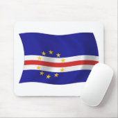 Kaapverdië Vlag Muismat (Met muis)