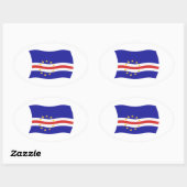 Kaapverdië Vlag Sticker (Vel)
