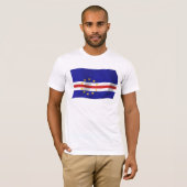 Kaapverdië Vlag T-shirt (Voorkant volledig)