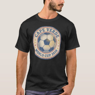 Kaapverdië WK 2026 Vintage Retro Voetbal T-shirt