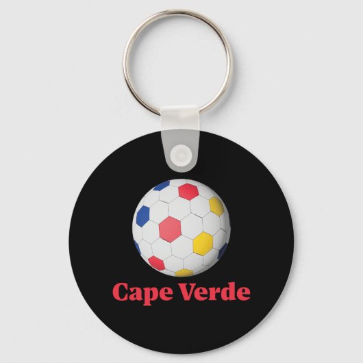 Kaapverdisch voetbal sleutelhanger (Voorkant)