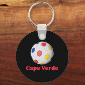 Kaapverdisch voetbal sleutelhanger (Voorkant)