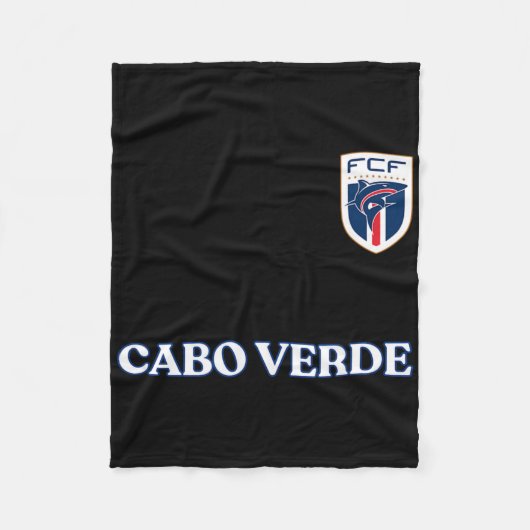 Kaapverdisch voetbalelftal fleece deken (Voorkant)