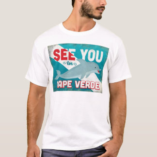 Kaapverdische dolfijn - Retro Vintage-reizen T-shirt