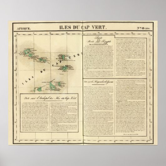 Kaapverdische eilanden Afrika Poster (Voorkant)