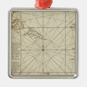 Kaapverdische eilanden metalen ornament