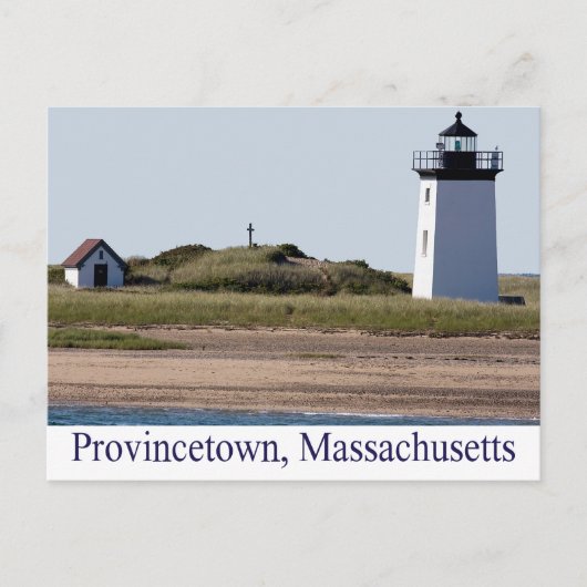 Kaapverdische eindvuurtoren van hout Provincetown Briefkaart (Voorkant)