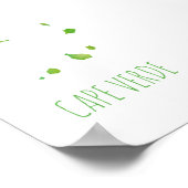 Kaapverdische kaart poster (Hoek)