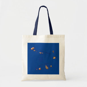 Kaapverdische kaarttas tote bag