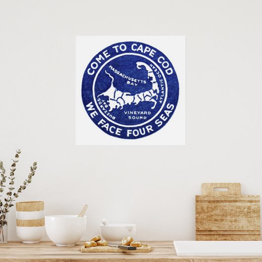 Kaapverdische kabeljauw 1910 poster (Keuken)