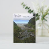 Kaapverdische kap, Cape Perpetua, Oregon Briefkaart (Staand voorkant)