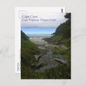 Kaapverdische kap, Cape Perpetua, Oregon Briefkaart (Voorkant / Achterkant)