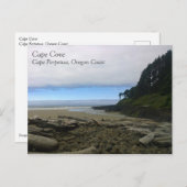 Kaapverdische kap, Cape Perpetua, Oregon Briefkaart (Voorkant / Achterkant)