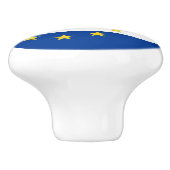 Kaapverdische keramische schedel keramische knop (Zijkant)