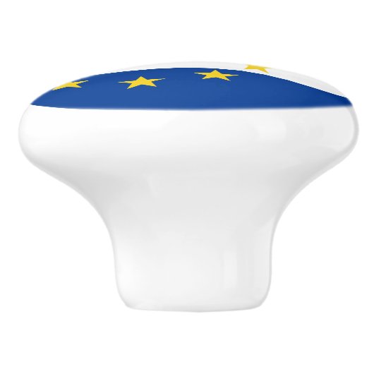 Kaapverdische keramische schedel keramische knop (Zijkant)