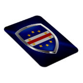 Kaapverdische metalen embleem magneet (Rechterzijde)