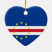 Kaapverdische Ornament van het hart van de vlag (Achterkant)