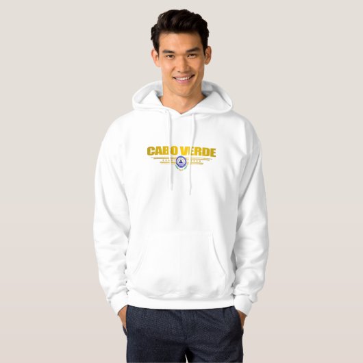 Kaapverdische pride hoodie (Voorkant volledig)