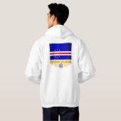 Kaapverdische pride hoodie (Achterkant volledig)
