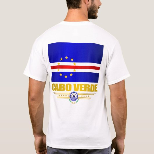 Kaapverdische pride t-shirt (Achterkant)