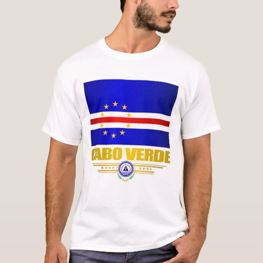 Kaapverdische pride t-shirt (Voorkant)