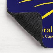 Kaapverdische roeiclub Logo marine/Gold (officieel Muismat (Hoek)