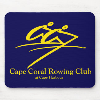 Kaapverdische roeiclub Logo marine/Gold (officieel Muismat