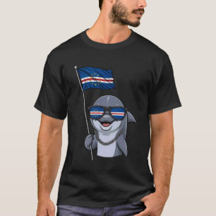Kaapverdische Roots Cabo Verde Kaapverdische Vlag T-shirt