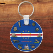 Kaapverdische sleutelketen sleutelhanger (Voorkant)