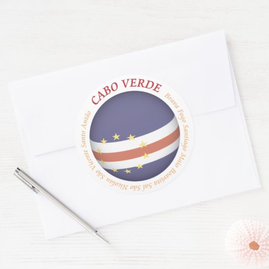 Kaapverdische Sticker (Envelop)
