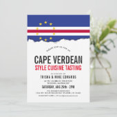 Kaapverdische thema keuken | Party Flag Uitnodigen Kaart (Staand voorkant)