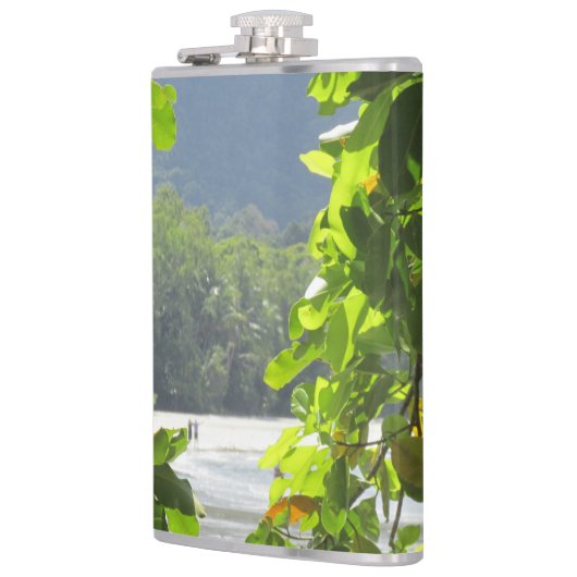 Kaapverdische vinylomhulling heupfles (Links)