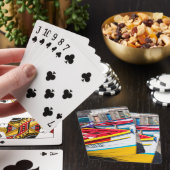 Kaapverdische Vissende boten Pokerkaarten (Insitu)