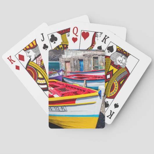 Kaapverdische Vissende boten Pokerkaarten (Achterkant)