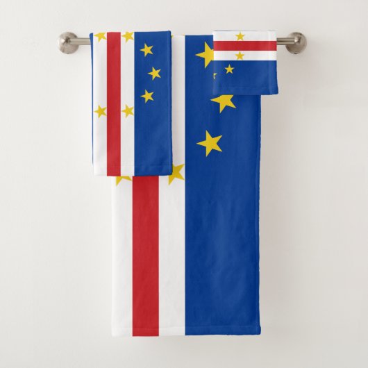 Kaapverdische vlag bad handdoek (Insitu)