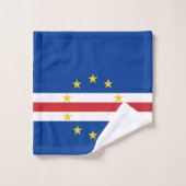 Kaapverdische vlag bad handdoek (Wasdoekje)