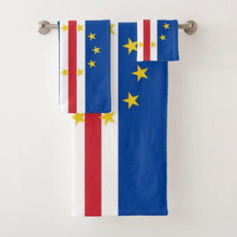Kaapverdische vlag bad handdoek