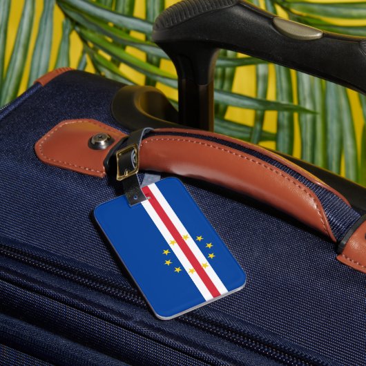 Kaapverdische vlag bagagelabel (Voorkant Insitu 1)