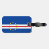 Kaapverdische vlag bagagelabel (Achterkant horizontaal)