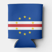 Kaapverdische vlag blikjeskoeler (Voorkant)