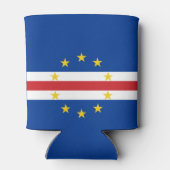 Kaapverdische vlag blikjeskoeler (Achterkant)