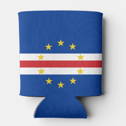 Kaapverdische vlag blikjeskoeler (Achterkant)