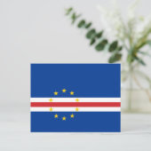 Kaapverdische vlag briefkaart (Staand voorkant)