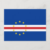 Kaapverdische vlag briefkaart (Voorkant)