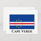 Kaapverdische vlag briefkaart (Voorkant / Achterkant)