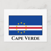 Kaapverdische vlag briefkaart (Voorkant)