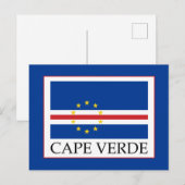 Kaapverdische vlag briefkaart (Voorkant / Achterkant)