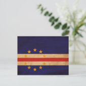 Kaapverdische vlag briefkaart (Staand voorkant)
