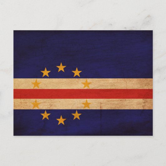 Kaapverdische vlag briefkaart (Voorkant)