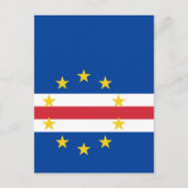 Kaapverdische vlag briefkaart (Voorkant)